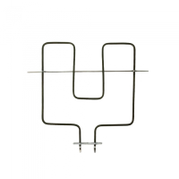 ТЭН духовки 1000W, нерж, L370х340мм, 2 вершины, Ш-образный, универсальный, 230V
